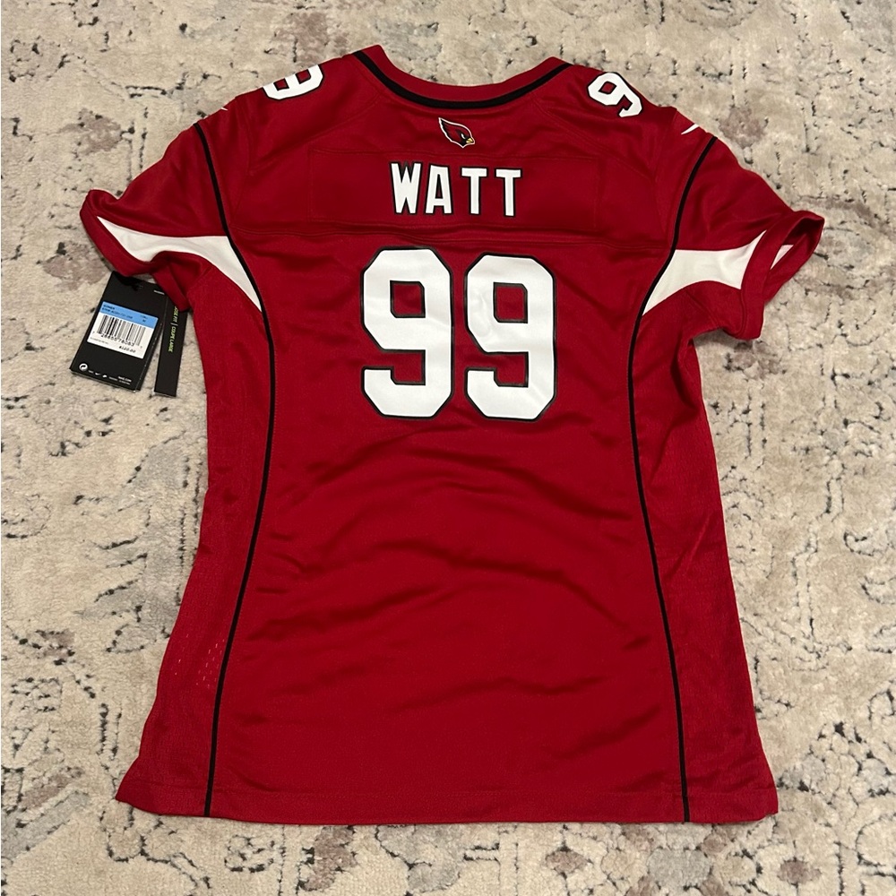 Nike Authentic Arizona Cardinals J.J. Watt #99 NFL Red Jersey Women’s Sz: M - Picture 7 of 8